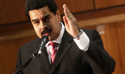 Tổng thống lâm thời Venezuela Nicolas Maduro.